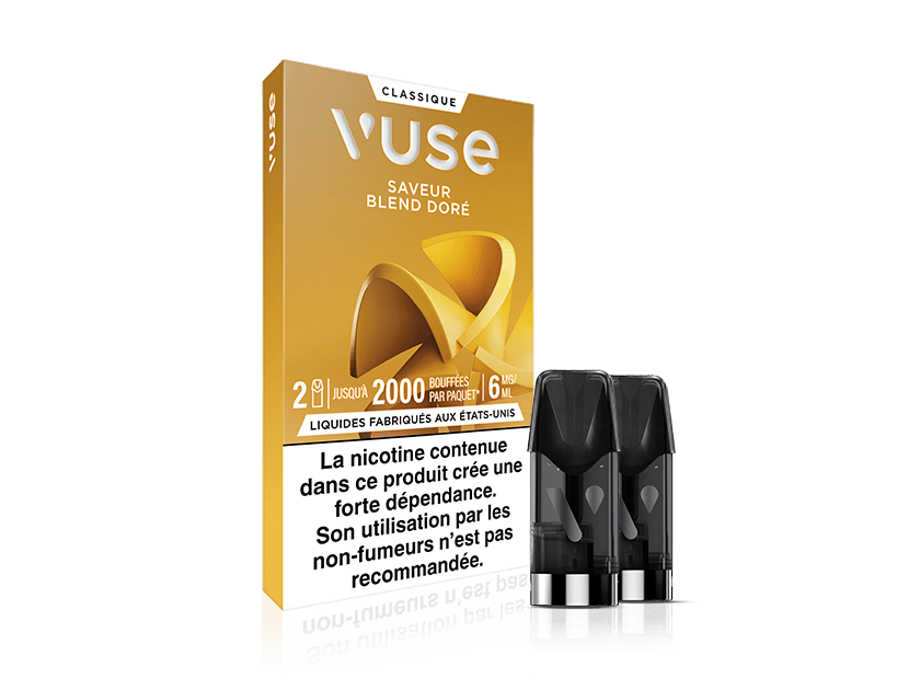 Vuse recharges 2pods - Blend Doré - 3 Intensités