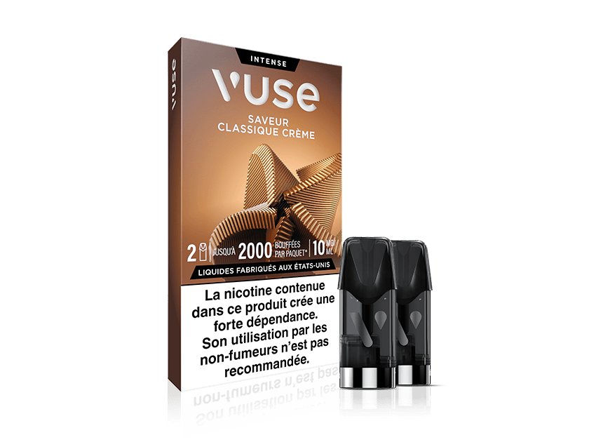 Vuse recharges 2pods - Classique Crème - 3 Intensités