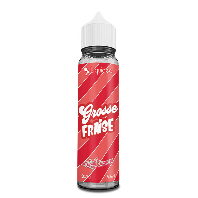 Liquideo E-liquide- Grosse Fraise- 50ml- PG50/VG50