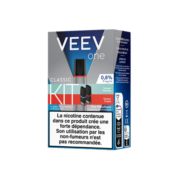 VEEV ONE Kit - 1 ECIG + 2 SAVEURS 9mg/ml