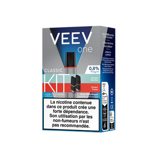 VEEV ONE Kit - 1 ECIG + 2 SAVEURS 9mg/ml