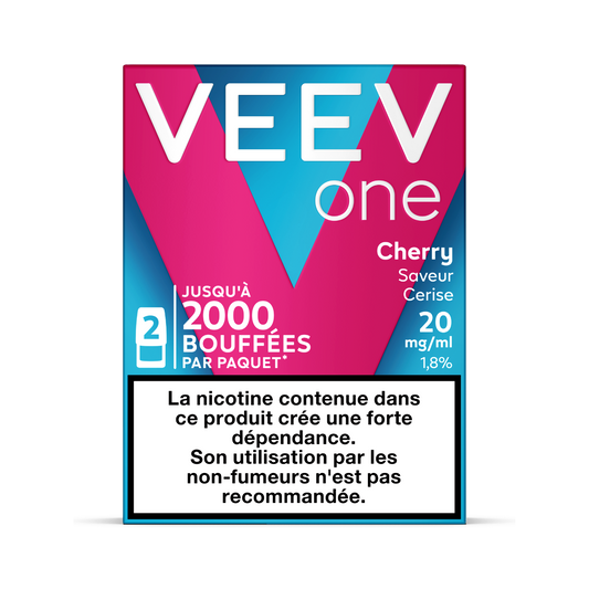 VEEV recharges 2pods - Cerise - 2 Intensités
