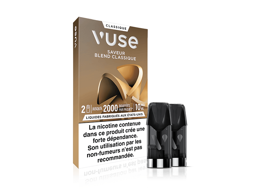 Vuse recharges 2pods - Blend Classique - 2 Intensités