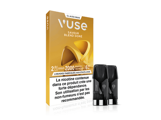 Vuse recharges 2pods - Blend Doré - 3 Intensités