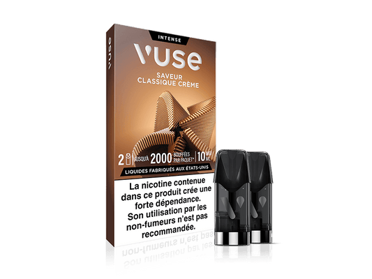 Vuse recharges 2pods - Classique Crème - 3 Intensités