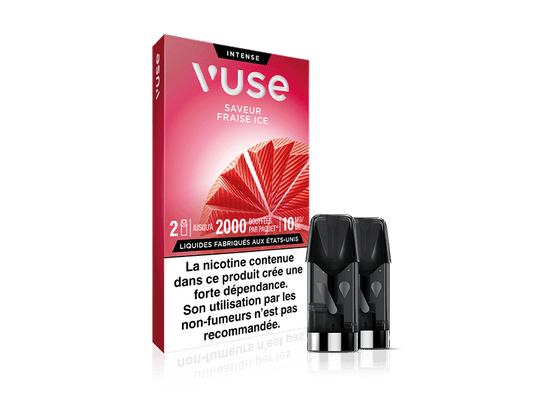 Vuse recharges 2pods gamme intense - Fraise Ice