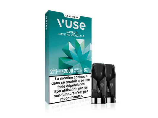 Vuse recharges 2pods - Menthe Glaciale - 3 Intensités